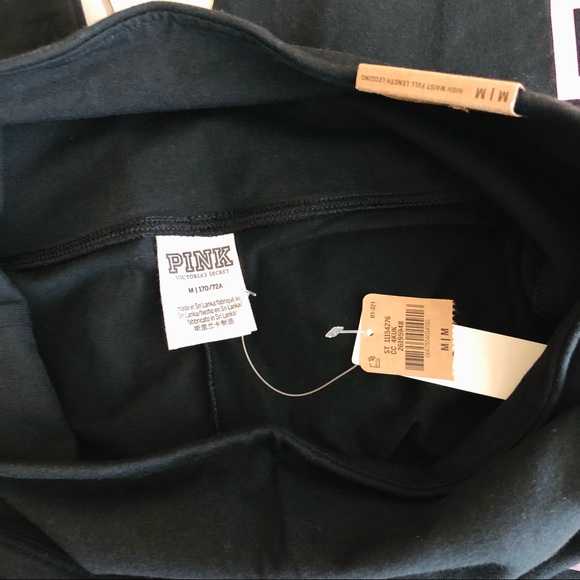 NWT VS PINK Campus Rainbow Gradient Tee(S) + Tank(M) + Leggings(M) SET - Picture 16 of 16